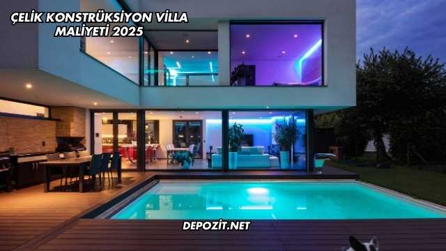 Çelik Konstrüksiyon Villa Maliyeti 2025