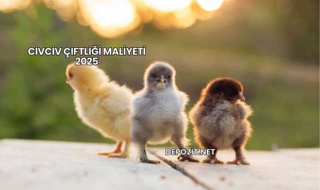 Civciv Çiftliği Maliyeti 2025