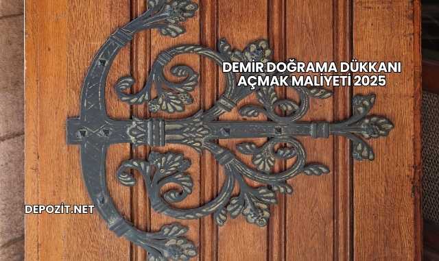 Demir Doğrama Dükkanı Açmak Maliyeti 2025
