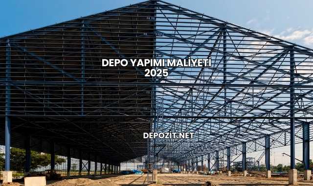 Depo Yapımı Maliyeti 2025