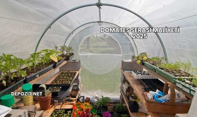 Domates Serası Maliyeti 2025