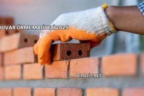 Duvar Örme Maliyeti 2025