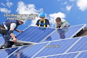 Elektrik Üreten Güneş Panelleri Maliyeti