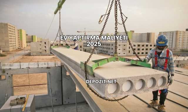 Ev Yaptırma Maliyeti 2025