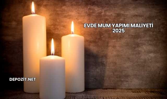 Evde Mum Yapımı Maliyeti 2025