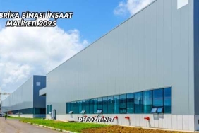 Fabrika Binası İnşaat Maliyeti 2025