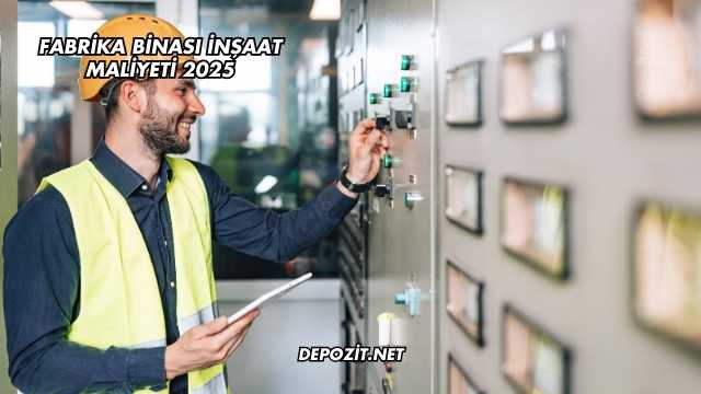 Fabrika Binası İnşaat Maliyeti 2025