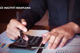 Faiz Maliyeti Hesaplama