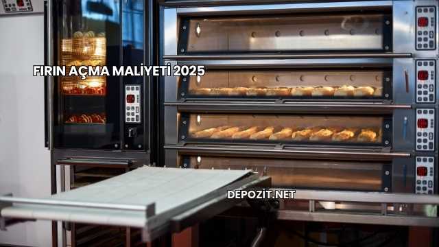 Fırın Açma Maliyeti 2025