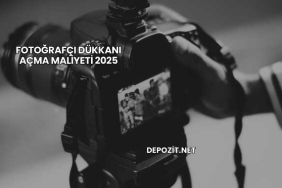 Fotoğrafçı Dükkanı Açma Maliyeti 2025