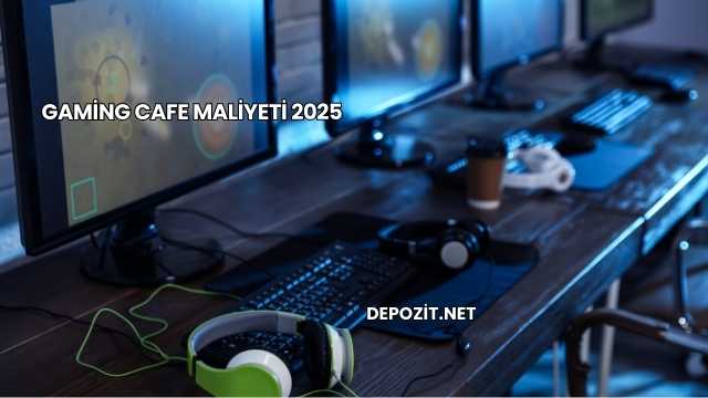 Gaming Cafe Maliyeti 2025