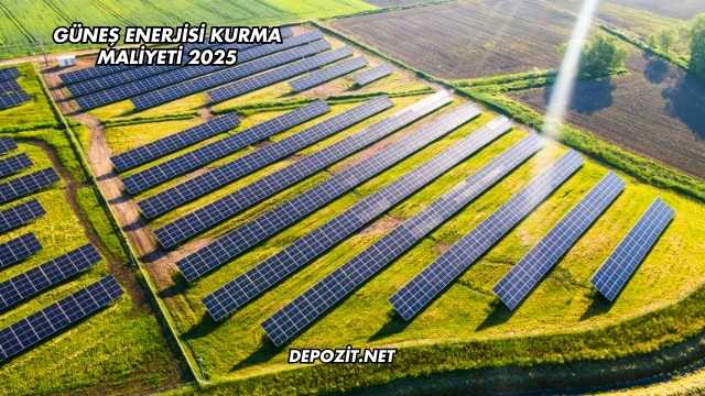 Güneş Enerjisi Kurma Maliyeti 2025