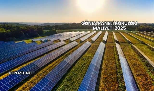 Güneş Paneli Kurulum Maliyeti 2025