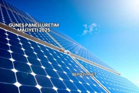 Güneş Paneli Üretim Maliyeti 2025
