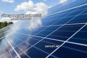 Güneş Paneli Üretim Tesisi Maliyeti 2025