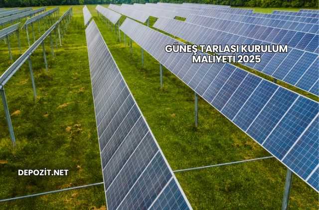 Güneş Tarlası Kurulum Maliyeti 2025
