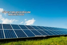 Güneş Tarlası Kurulum Maliyeti 2025