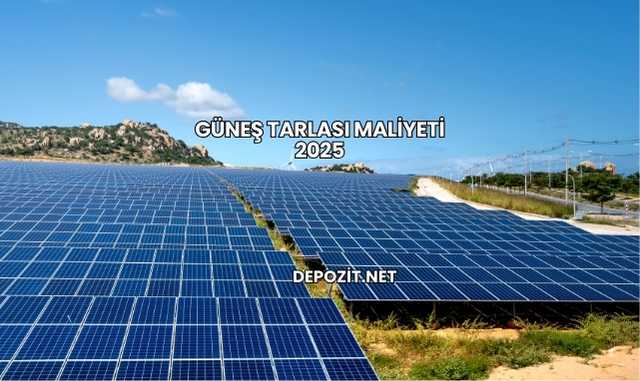 Güneş Tarlası Maliyeti 2025