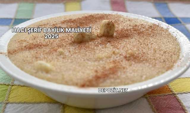 Hacı Şerif Bayilik Maliyeti 2025
