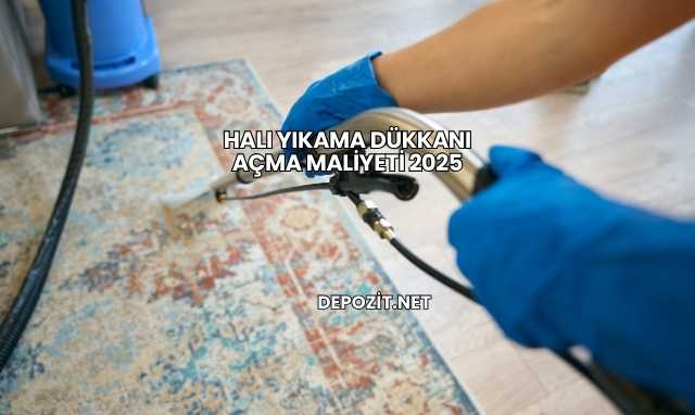 Halı Yıkama Dükkanı Açma Maliyeti 2025
