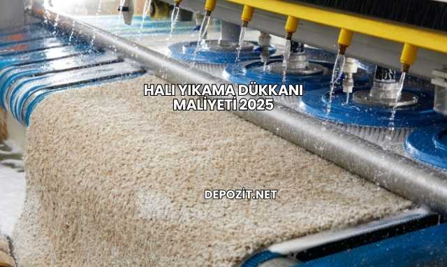 Halı Yıkama Dükkanı Maliyeti 2025