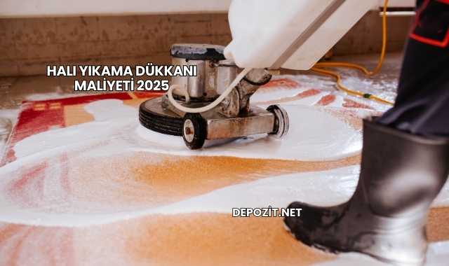 Halı Yıkama Dükkanı Maliyeti 2025