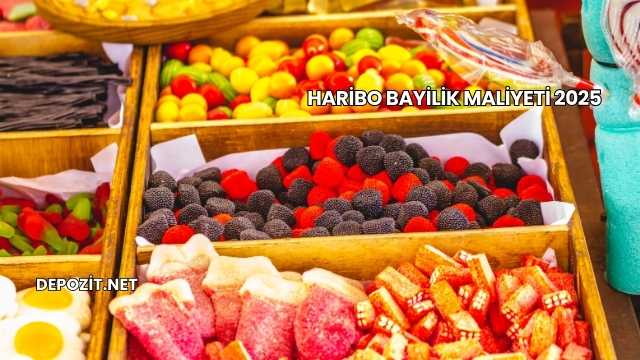 Haribo Bayilik Maliyeti 2025