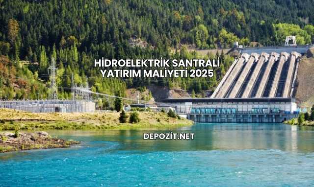 Hidroelektrik Santrali Yatırım Maliyeti 2025