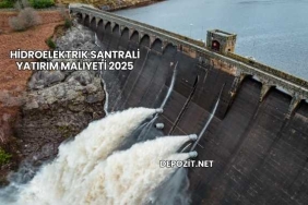 Hidroelektrik Santrali Yatırım Maliyeti 2025