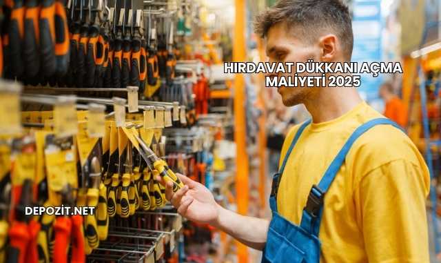 Hırdavat Dükkanı Açma Maliyeti 2025