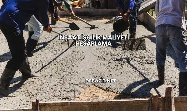 İnşaat İşçilik Maliyeti Hesaplama