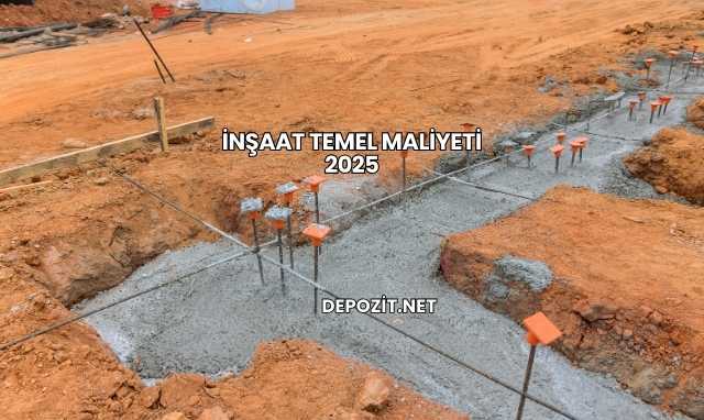 İnşaat Temel Maliyeti 2025
