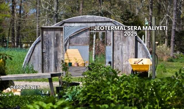 Jeotermal Sera Maliyeti 2025