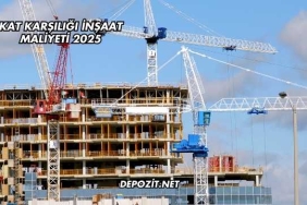Kat Karşılığı İnşaat Maliyeti 2025