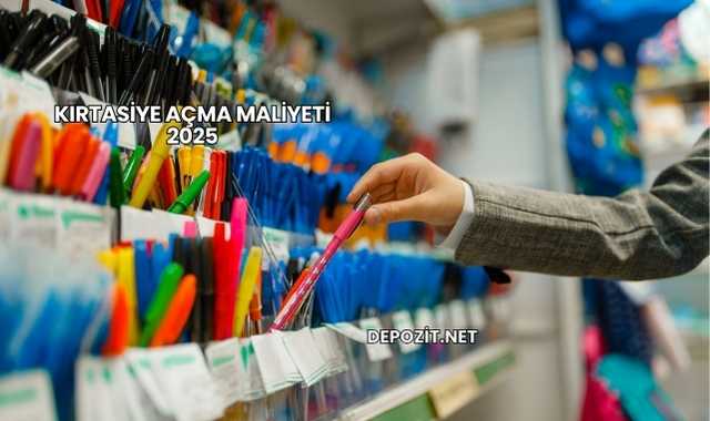Kırtasiye Açma Maliyeti 2025