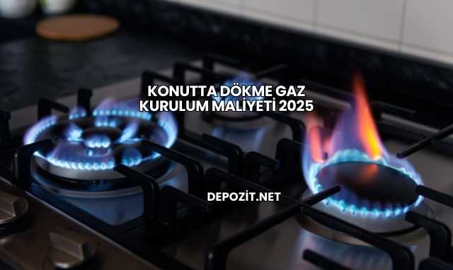 Konutta Dökme Gaz Kurulum Maliyeti 2025