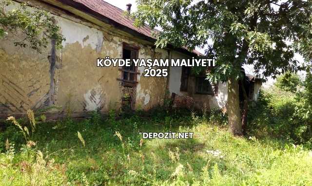 Köyde Yaşam Maliyeti 2025