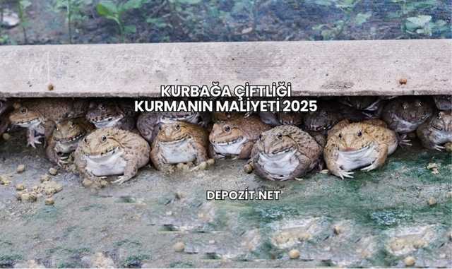 Kurbağa Çiftliği Kurmanın Maliyeti 2025