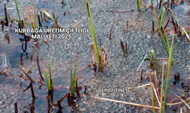 Kurbağa Üretim Çiftliği Maliyeti 2025