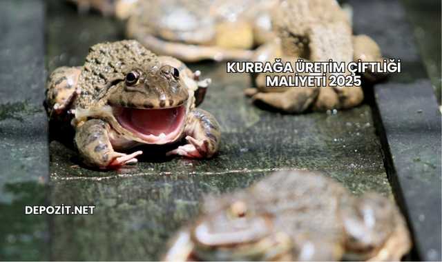 Kurbağa Üretim Çiftliği Maliyeti 2025