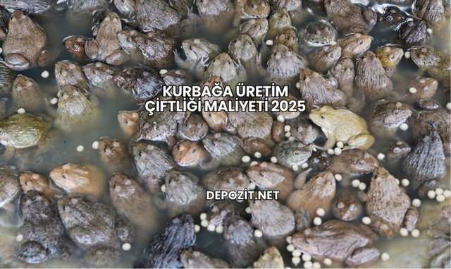 Kurbağa Üretim Çiftliği Maliyeti 2025