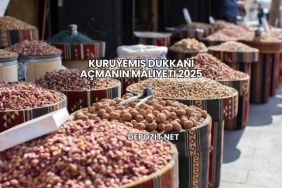 Kuruyemiş Dükkanı Açmanın Maliyeti 2025