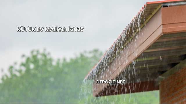 Kütük Ev Maliyeti 2025