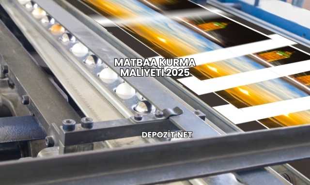 Matbaa Kurma Maliyeti 2025