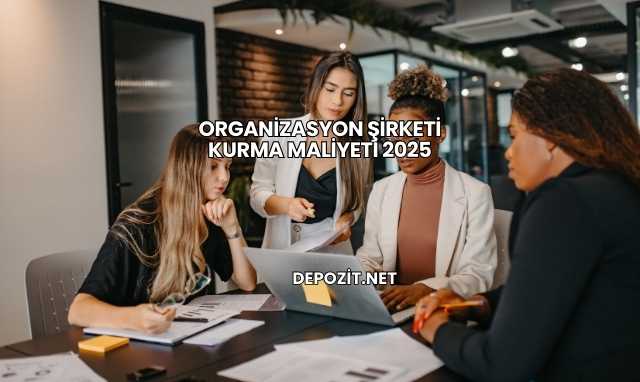 Organizasyon Şirketi Kurma Maliyeti 2025