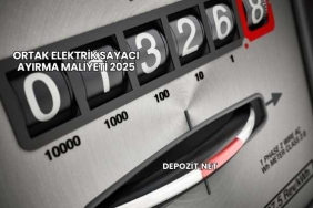 Ortak Elektrik Sayacı Ayırma Maliyeti 2025