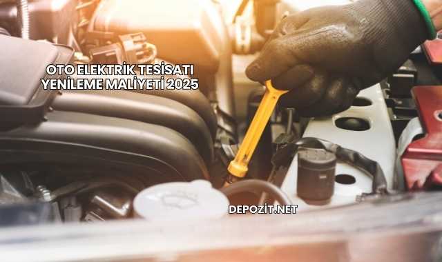 Oto Elektrik Tesisatı Yenileme Maliyeti 2025