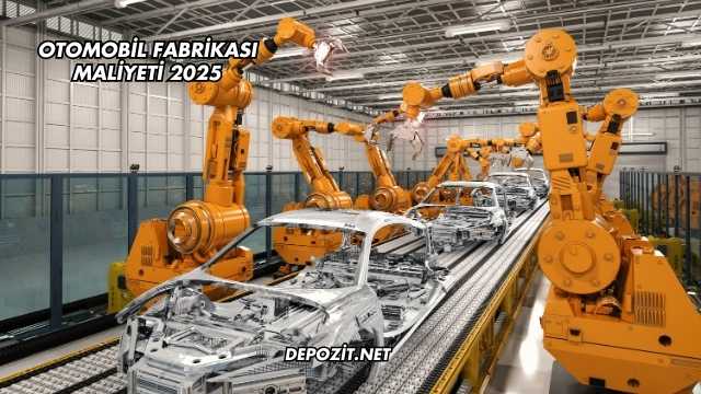 Otomobil Fabrikası Maliyeti 2025