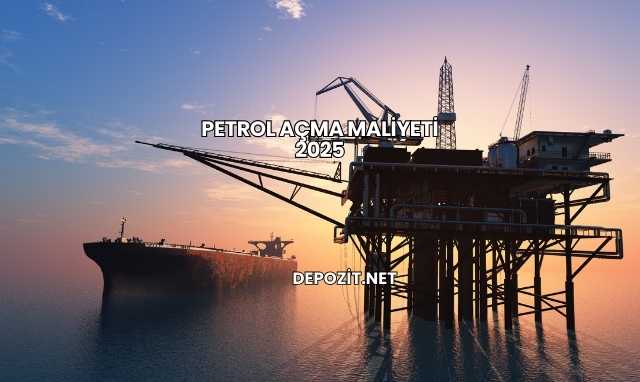 Petrol Açma Maliyeti 2025