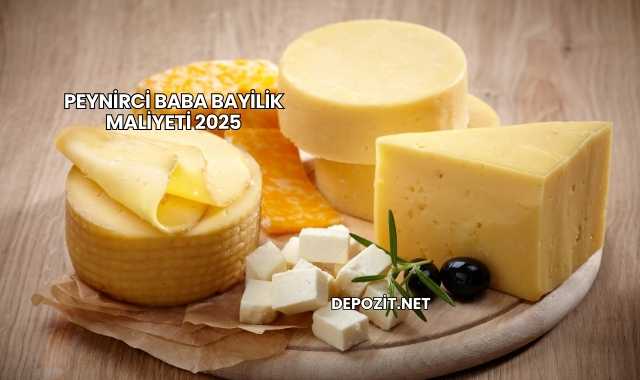 Peynirci Baba Bayilik Maliyeti 2025